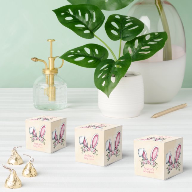 Some Bunny Is On The Way! Baby Shower Favor Boxes (Multiple)