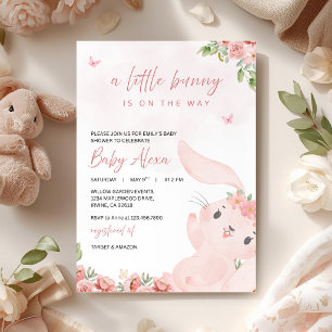 Some Bunny Is On the Way Baby Shower Invitation