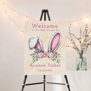 Some Bunny Is on the Way! Baby Shower Welcome Sign