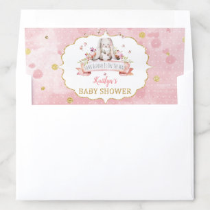 Some Bunny Is On The Way! Easter Baby Shower Envelope Liner