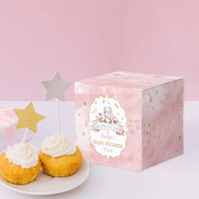 Some Bunny Is On The Way! Easter Baby Shower Favor Boxes (Creator Uploaded)
