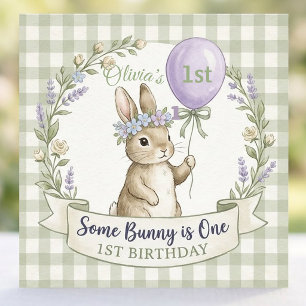 Some Bunny is One 1st Birthday Napkins