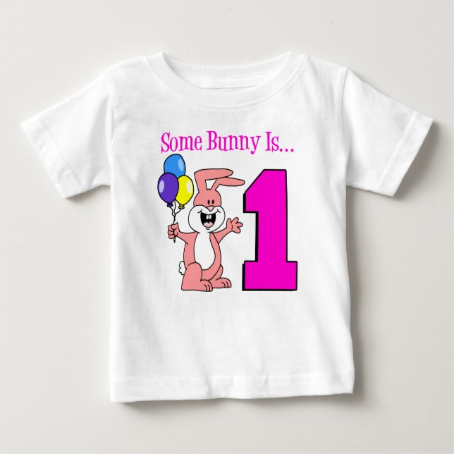 Some Bunny Is One Baby T-Shirt (Front)