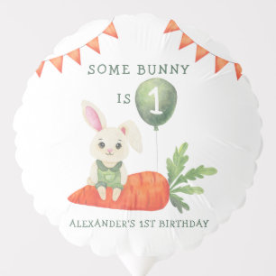 Some Bunny is One Birthday Balloon