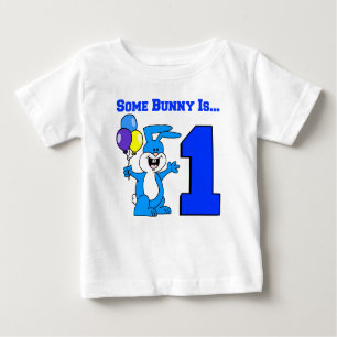 Some Bunny Is One (Blue) Baby T-Shirt