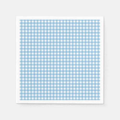 Some Bunny is One blue Gingham Birthday Napkins