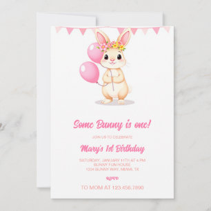 Some Bunny is One Invitation, Some Bunny is Turnin Invitation