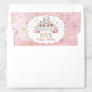 Some Bunny is Turning Five 5th Birthday Envelope Liner
