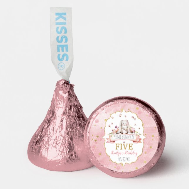 Some Bunny is Turning Five 5th Birthday Hershey®'s Kisses® (Front)
