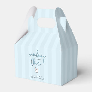 Some Bunny is turning One 1st Birthday Celebration Favor Boxes