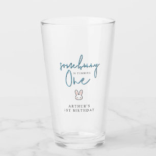 Some Bunny is turning One 1st Birthday Celebration Glass