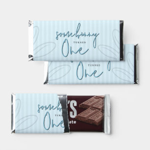 Some Bunny is turning One 1st Birthday Celebration Hershey Bar Favors