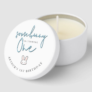 Some Bunny is turning One 1st Birthday Celebration Mini Candle Favors