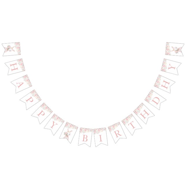 Some Bunny is Turning One Birthday Banner (All)