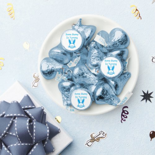 Some Bunny Is Turning One Birthday Hersheys Kisses