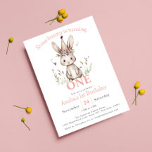 Some Bunny is Turning One Cute 1st Birthday Party