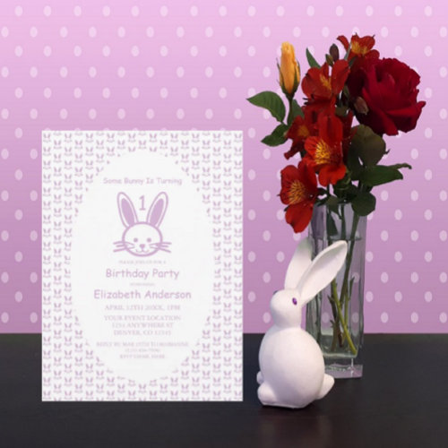 Some Bunny Is Turning One: First Birthday