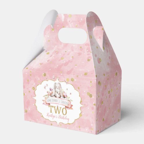 Some Bunny is Turning Two 2nd Birthday Favor Boxes