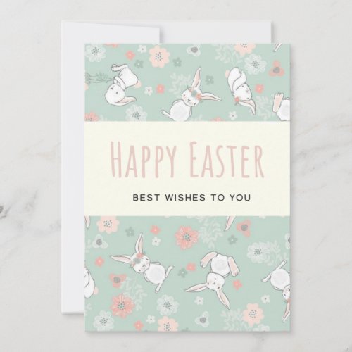 Some Bunny Love You Lettering Photo Happy Easter  Holiday Card
