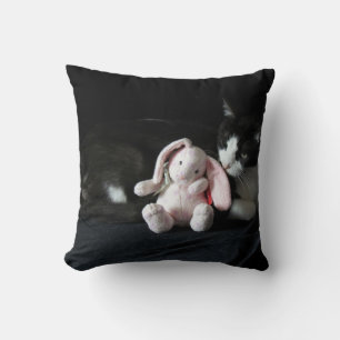 Some Bunny Loves Me  - Cat Pillow