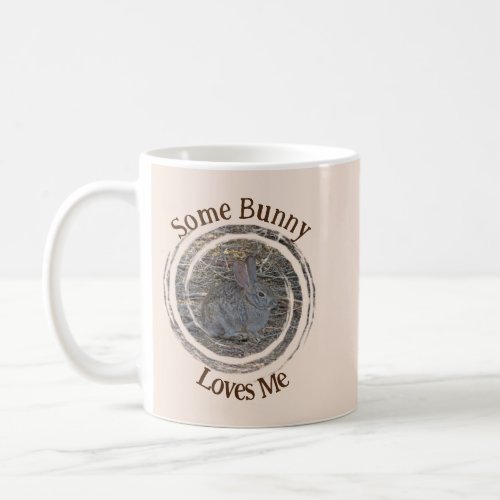 Some Bunny Loves Me Cute Brown Desert Rabbit Coffee Mug