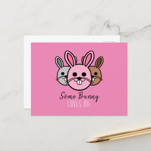 Some Bunny Loves Me Postcard