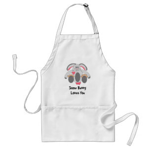 Some Bunny Loves You Adult Apron