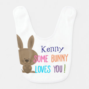 Some Bunny Loves You Bib