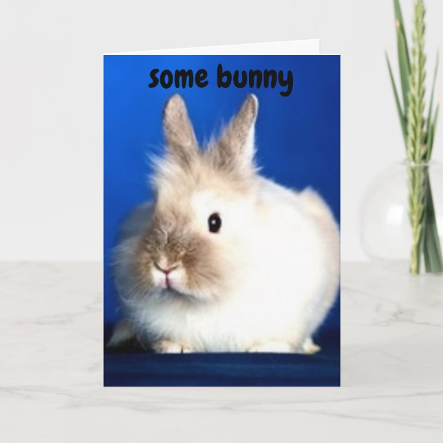 SOME BUNNY LOVES "YOU" CARD (Front)