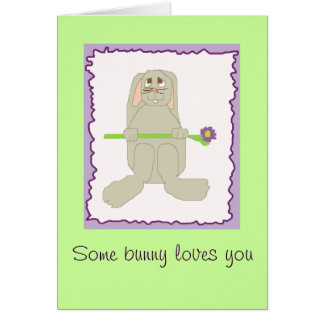 Some bunny loves you cards