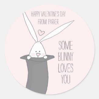 Some Bunny Loves You - Cute Classroom Valentines 