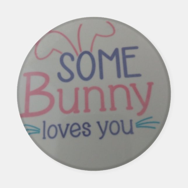some bunny loves you Easter coasters (Single)