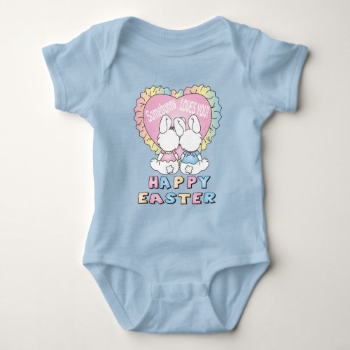Some Bunny Loves You _ Happy Easter Baby Bodysuit