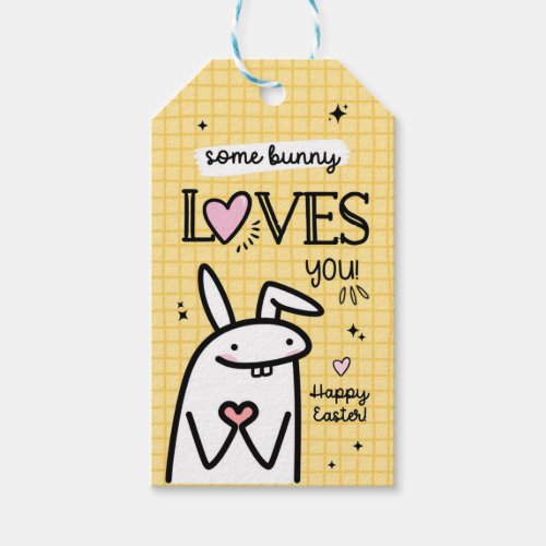 Some Bunny Loves You Happy Easter Gift Tags