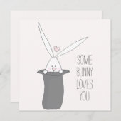 Some Bunny Loves You - Happy Valentine's Day! (Front/Back)