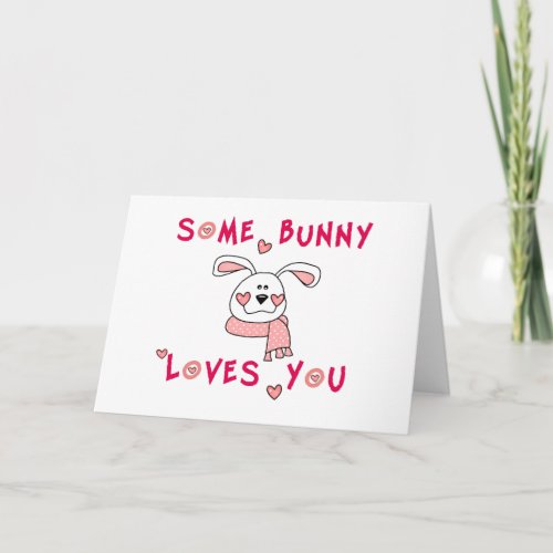 Some Bunny Loves You Holiday Card