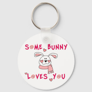 Some Bunny Loves You Keychain