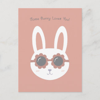 Some bunny loves you LB Postcard