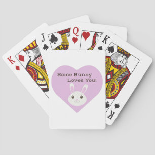 Some Bunny Loves You Poker Cards