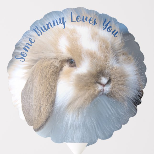 Some Bunny Loves You - Rabbit Balloon (Front)