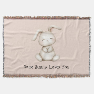 Some Bunny Loves You Throw Blanket
