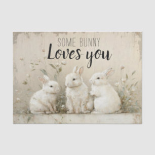 Some Bunny Loves You Tissue Paper