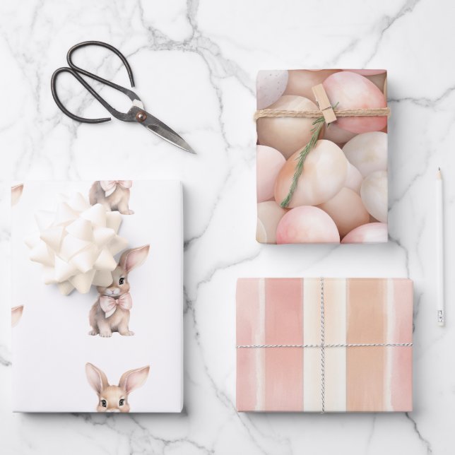 Some Bunny Loves You   Wrapping Paper Sheets (Front)