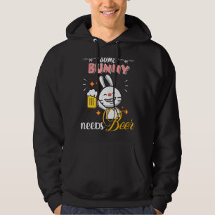 Some Bunny Needs Beer  Drinking Easter Tee