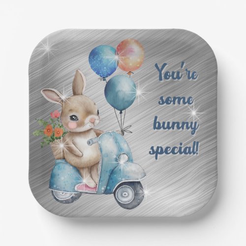 Some Bunny Special Paper Plate