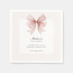Some Bunny Sweet Pink Baby Shower Napkins