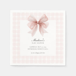 Some Bunny Sweet Pink Baby Shower Napkins
