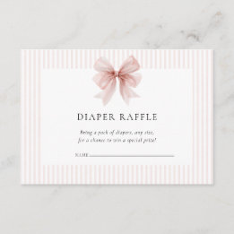 Some Bunny Sweet Pink Girl Baby Shower Enclosure Card