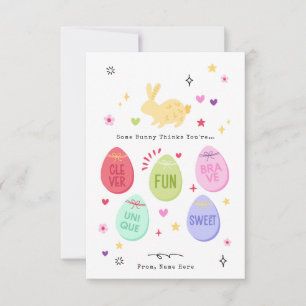Some Bunny Thinks You're Awesome Happy Easter Card