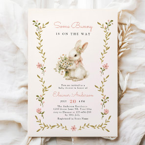 Some Bunny Vintage Baby Shower Invitation